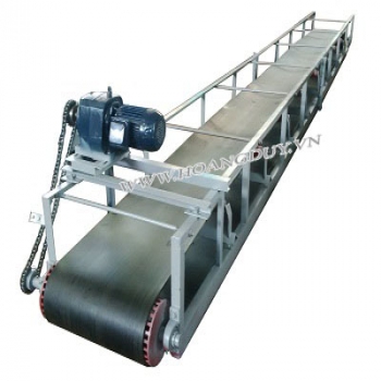 Băng tải đá, bột đá